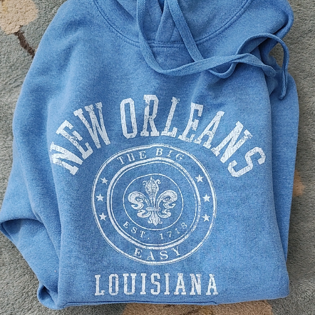 Men's Blue New Orleans Hoodie Soze Medium